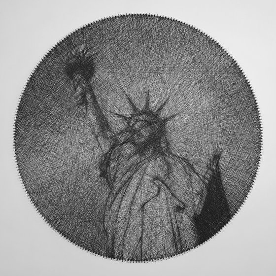 Statue of Liberty String Artwork