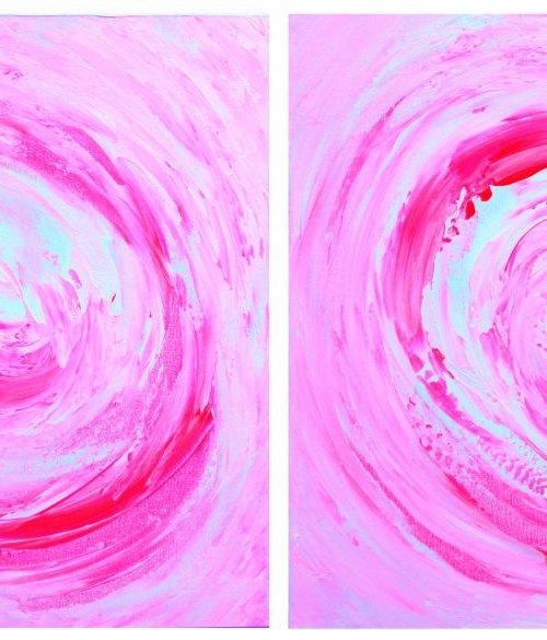 Pink Swirls by Estelle Asmodelle