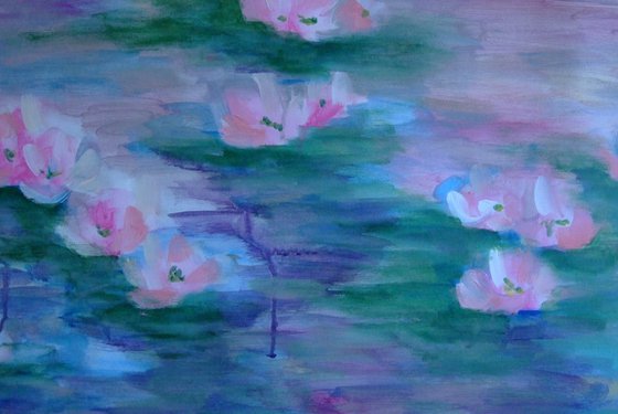 Quiet Pond - Inspired by Monet #27