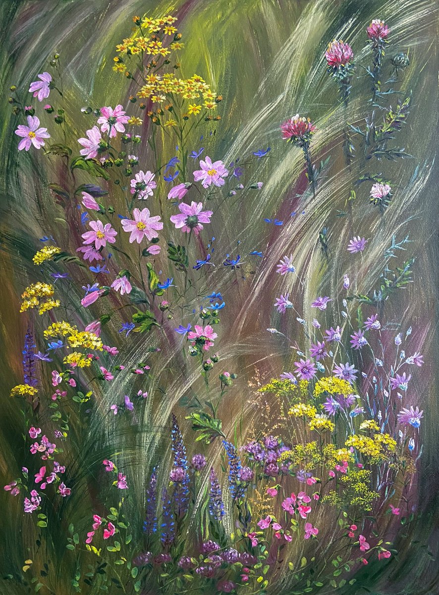 Wild flowers by Galyna Shevchencko