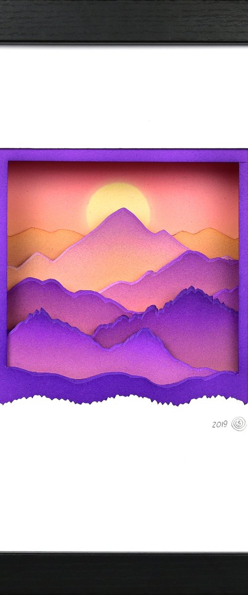 Purple Sunset by Olga Skorokhod