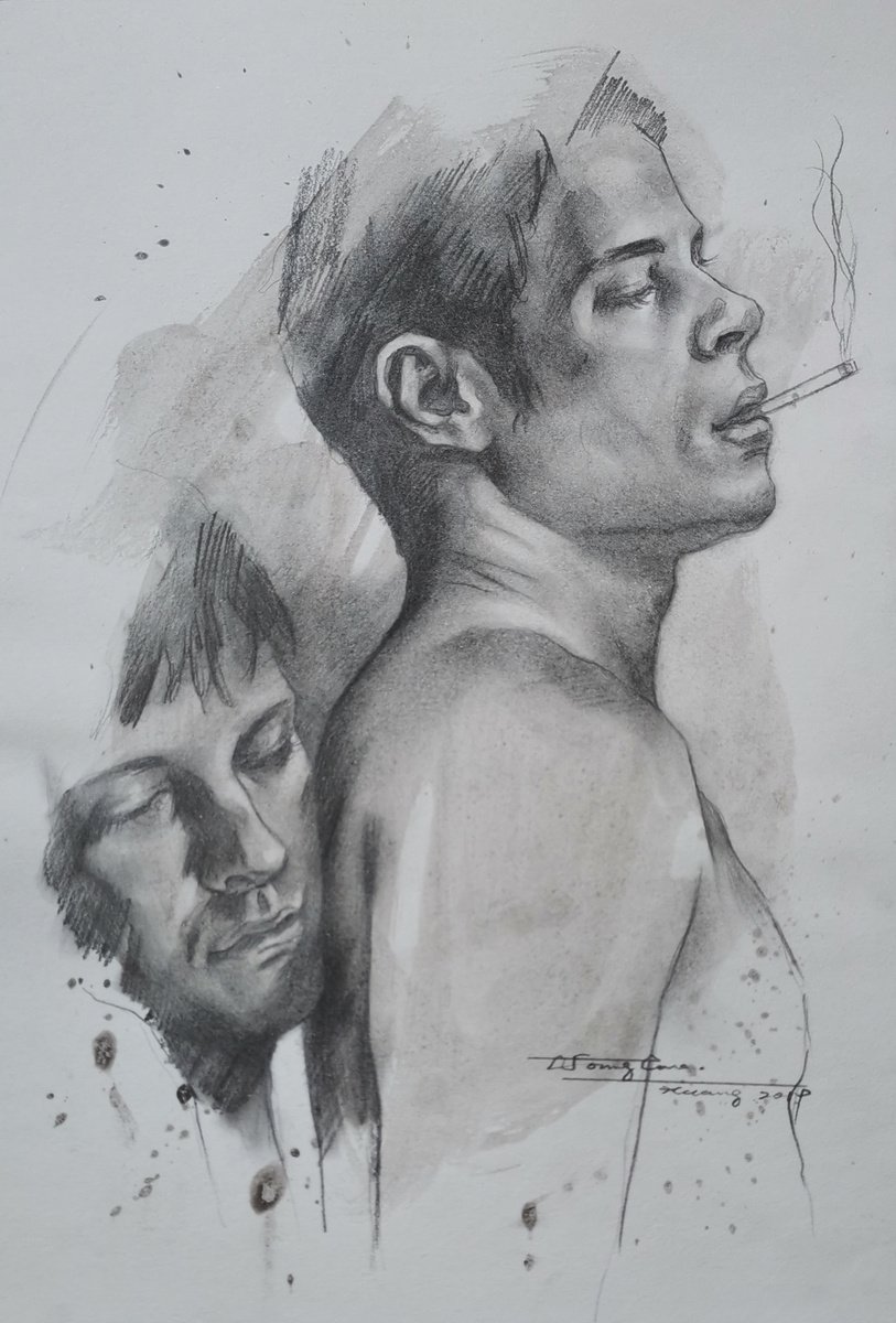 Drawing- Portrait of men #210330 by Hongtao Huang