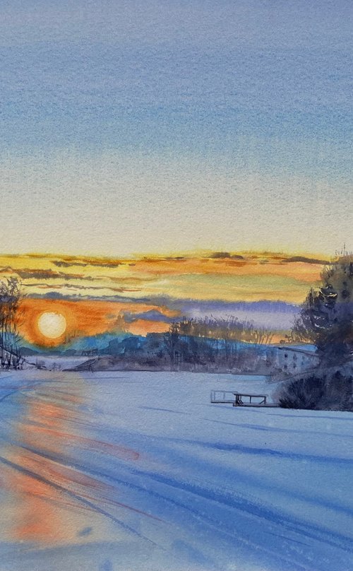 Winter Sun by Alla Semenova