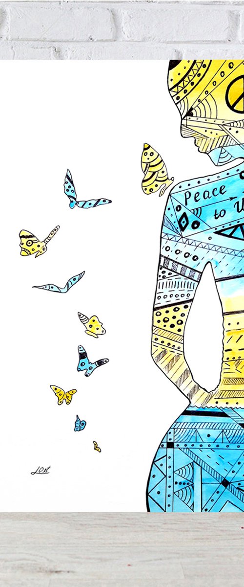 Peace to Ukraine by Luba Ostroushko