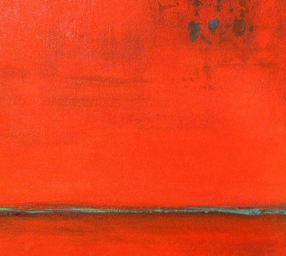 Ambient III Red Abstract - 36x30