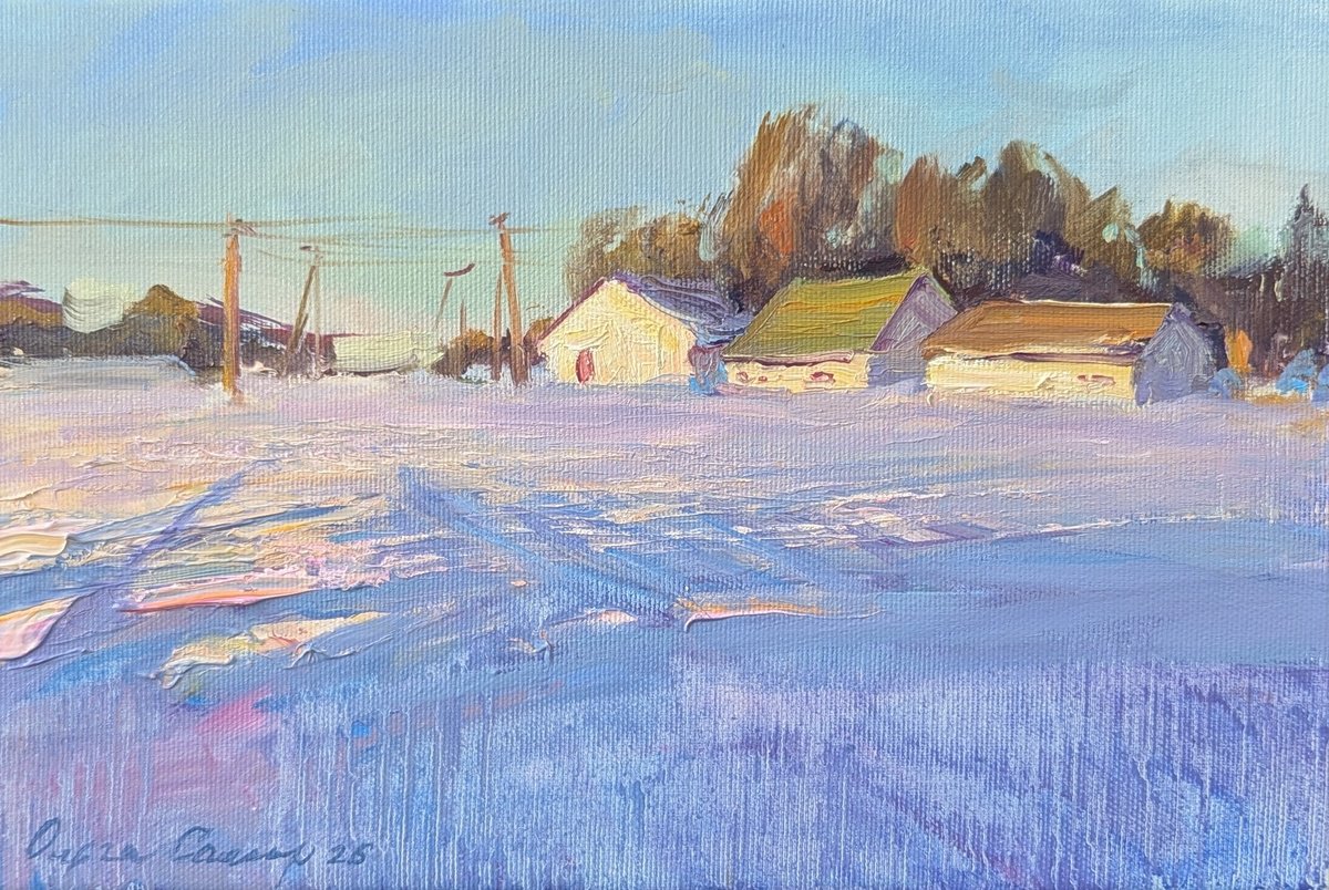 Last Sunlight By Olga Samar, 12 X 8, Artwork For Sale On Artfinder