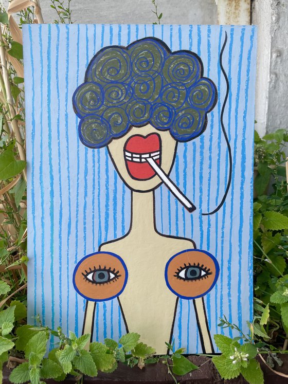 “My Tits” smoking set