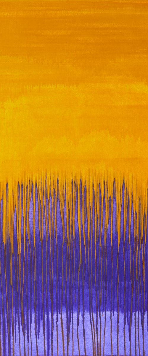 Tuesday (Orange Over Purple) by Simon Findlay