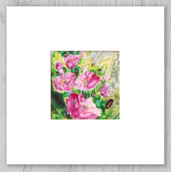 Encaustic Floral Collection 1