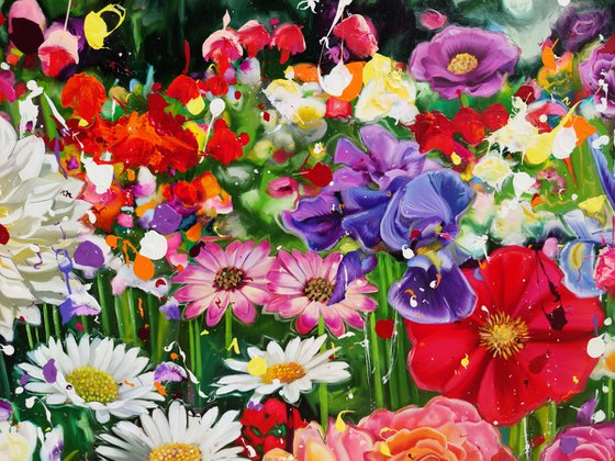 you made the flowers dance