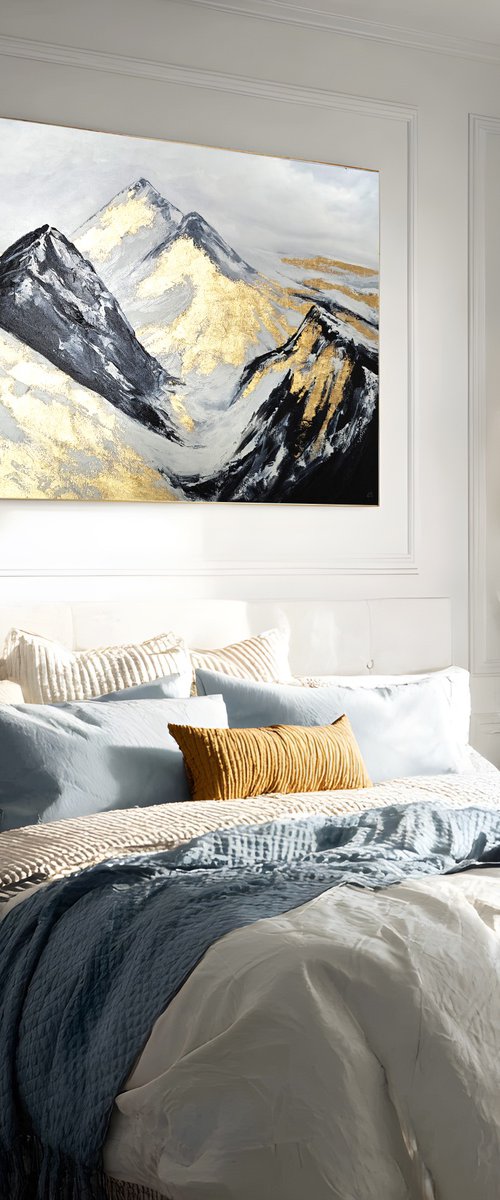 Golden mountains by Anna Aboskalova