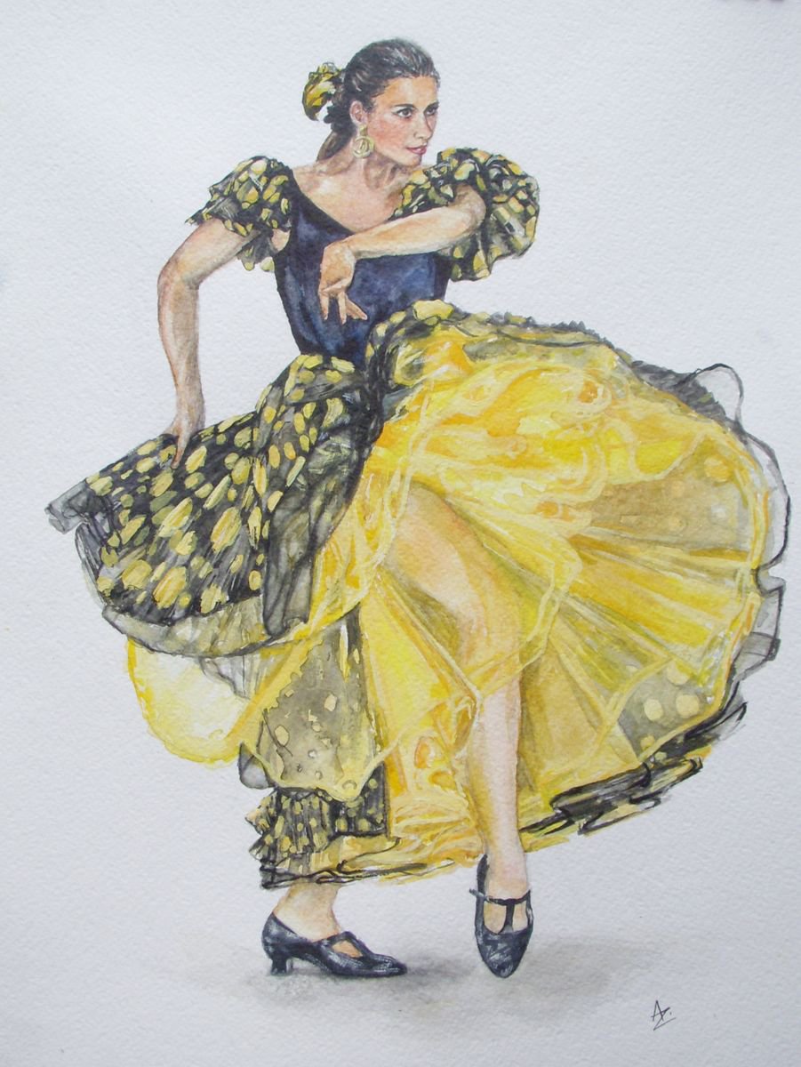 Flamenco-Yellow by Anastasia Zabrodina