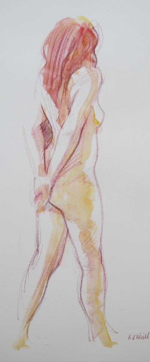 standing female nude by Rory O’Neill