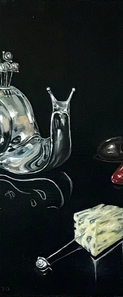 Chrome Snail by Marina Deryagina