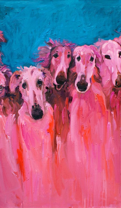 Greyhounds by Inga Makarova