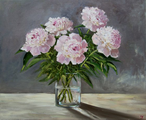 Flowers. Peonies.
