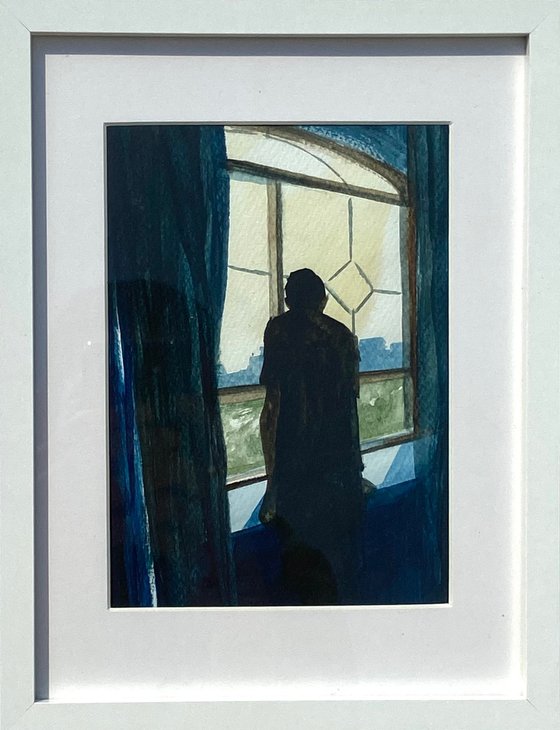 By the window