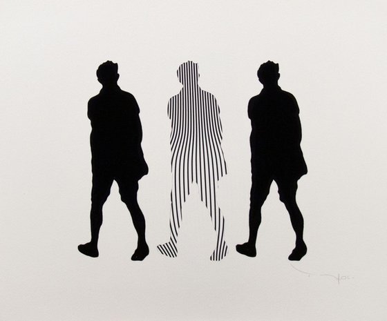 Three walking men V04 -  Tehos