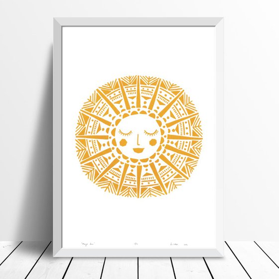 Maya Sun - Framed - FREE UK Delivery