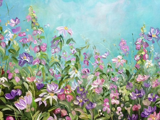 Summer Dream (floral landscape)