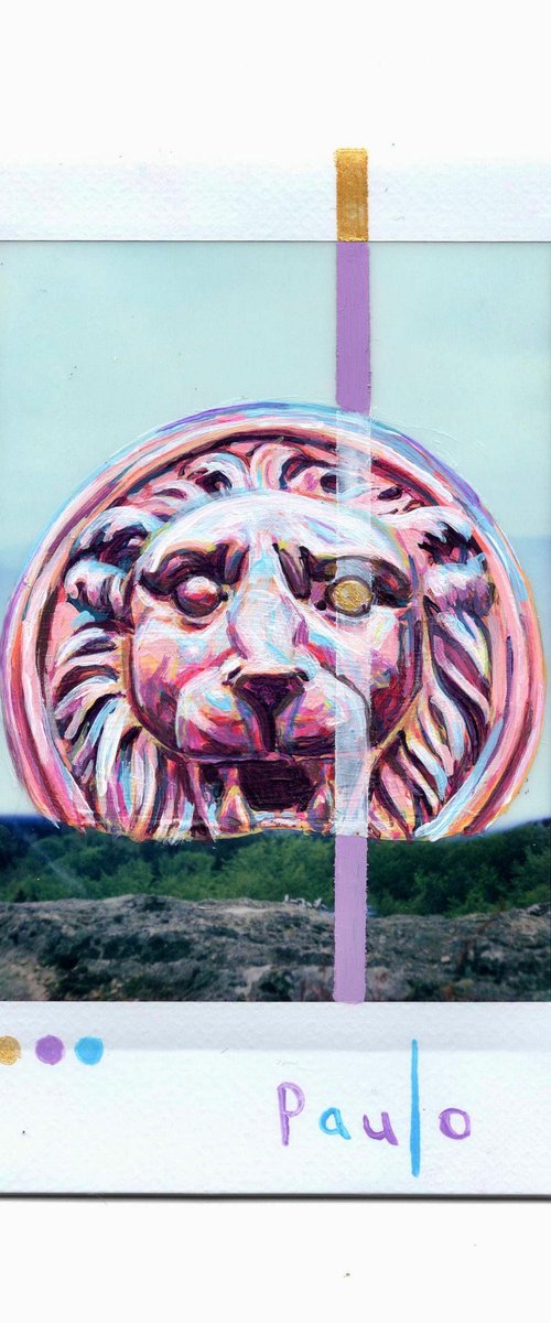 Lion's head over the Loire by Paul Ward