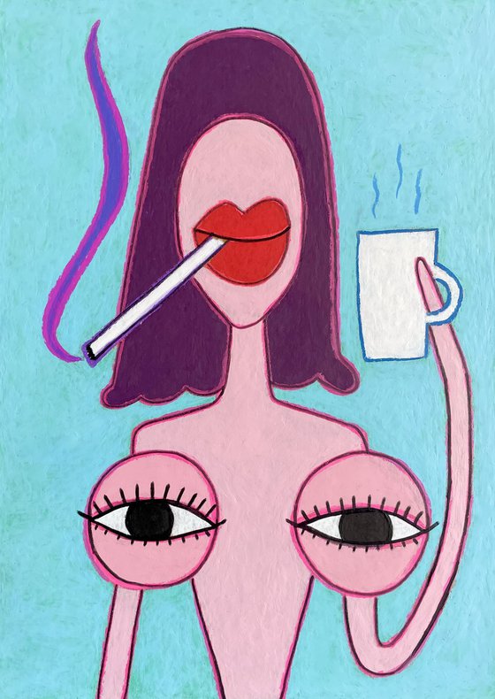 “My Tits” smoking set