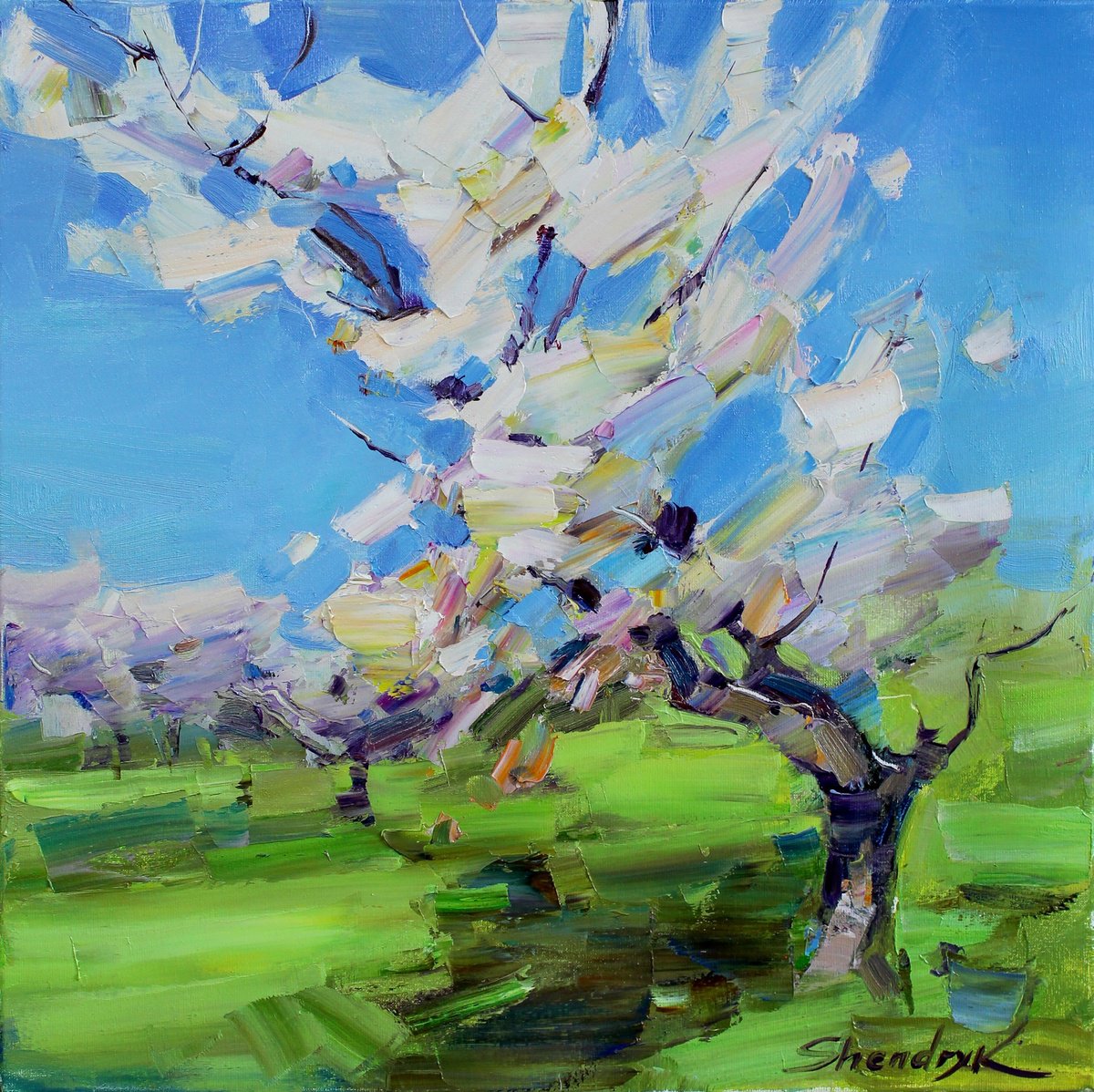 April By Tetiana Shendryk, 16 X 16, Artwork For Sale On Artfinder