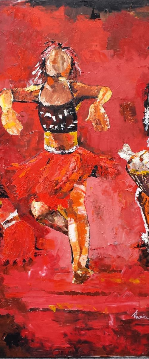 "African Dancer" by Shazia Mufti