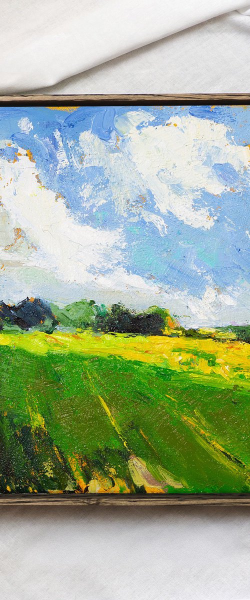 Golden Meadow by Daria Zavadenko