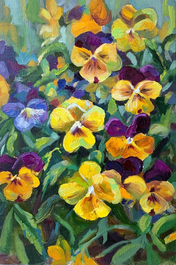 Spring flowers. Part 2. Oill Painting