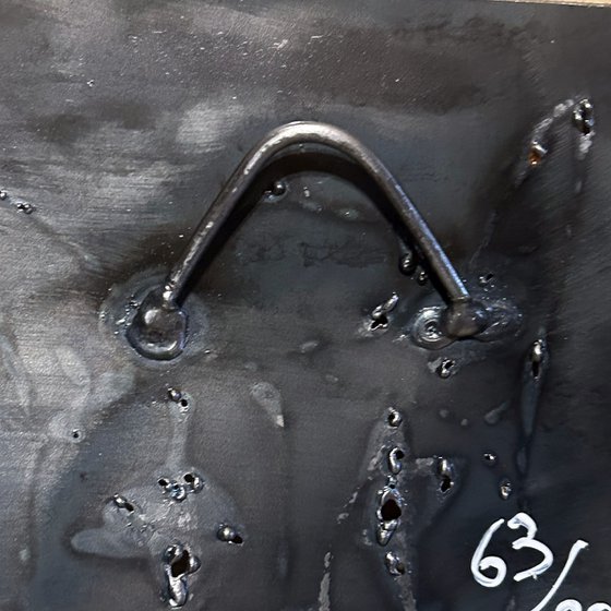 Wall sculpture - Parisien titi Cat