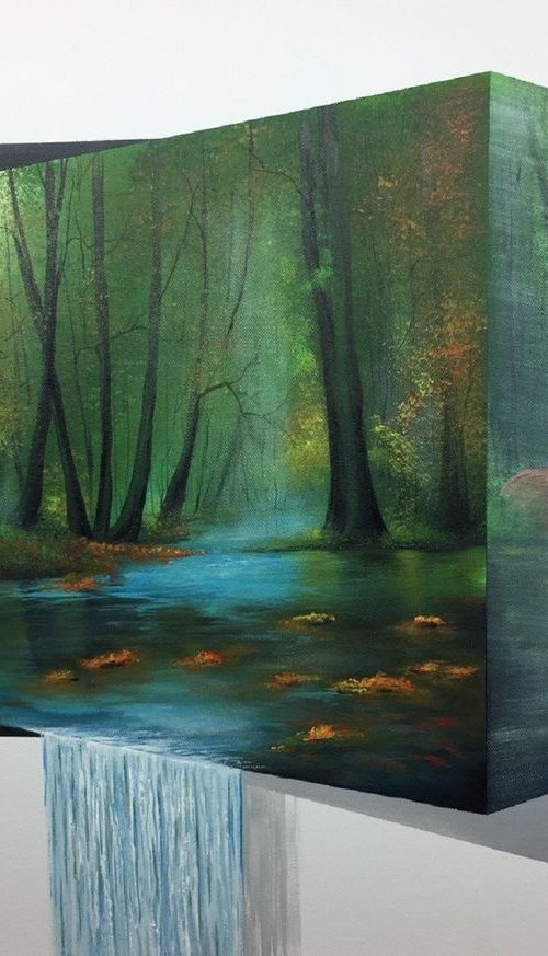 3D landscape,goldfish by Eka Peradze