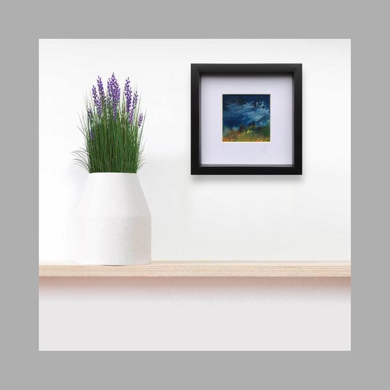 Edit 2.4 - Framed abstract landscape painting