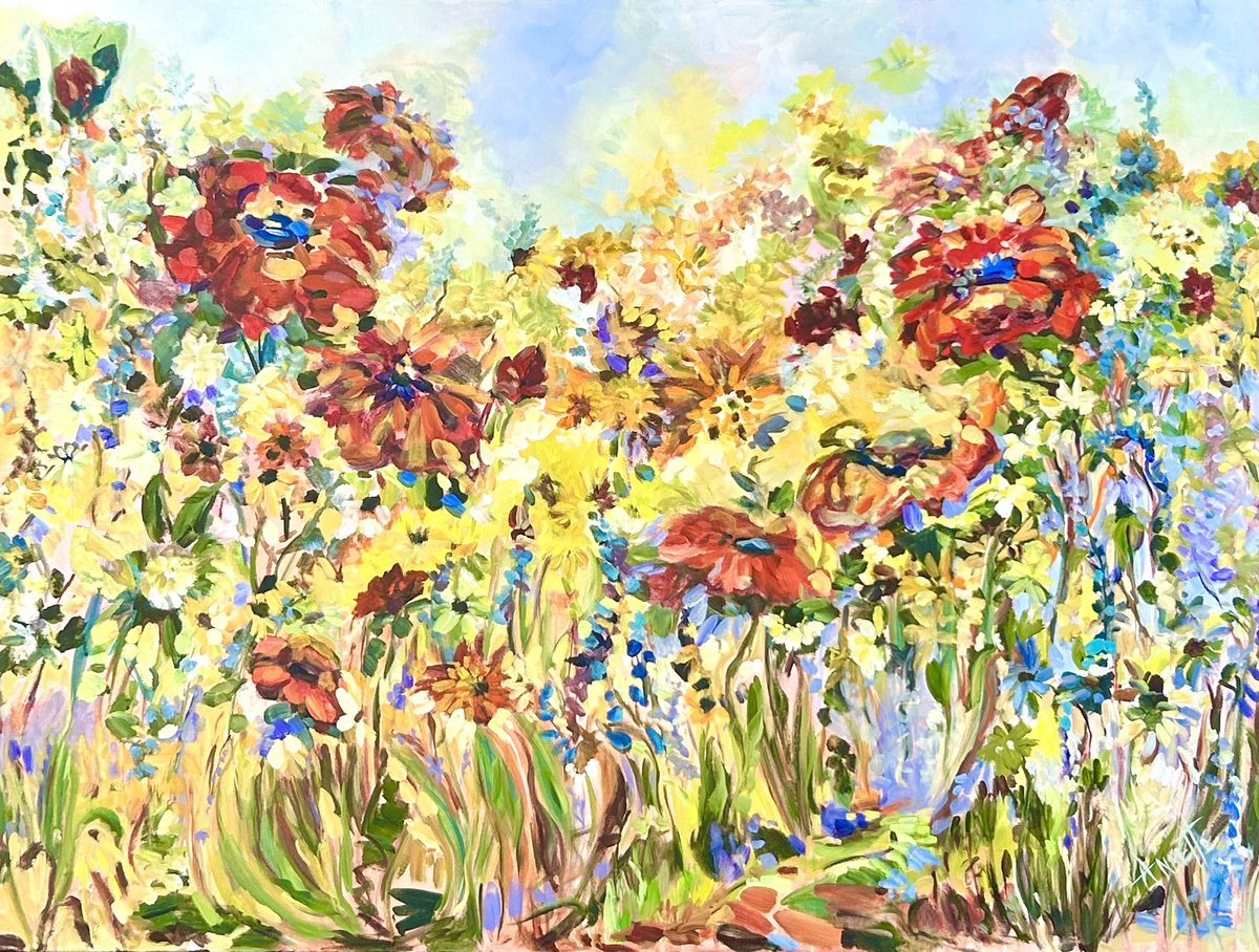  Fiesta By Annette Wolters, 48 X 36, Artwork For Sale On Artfinder