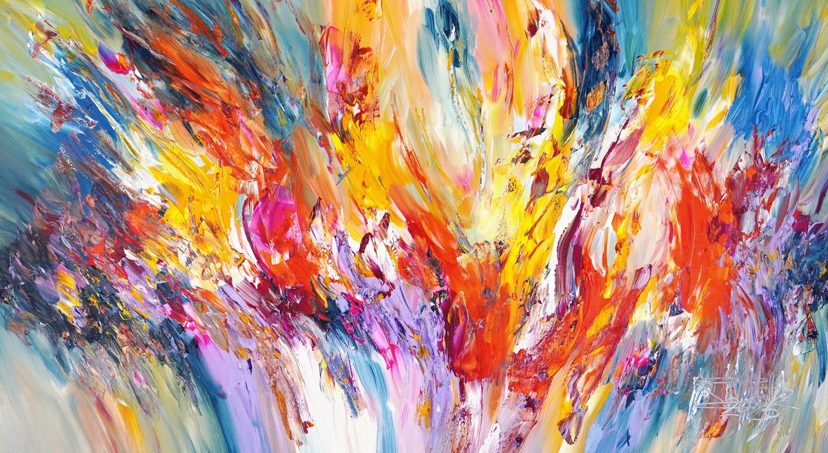 Great Feelings C 1 By Peter Nottrott, 61 X 33, Artwork For Sale On Artfinder