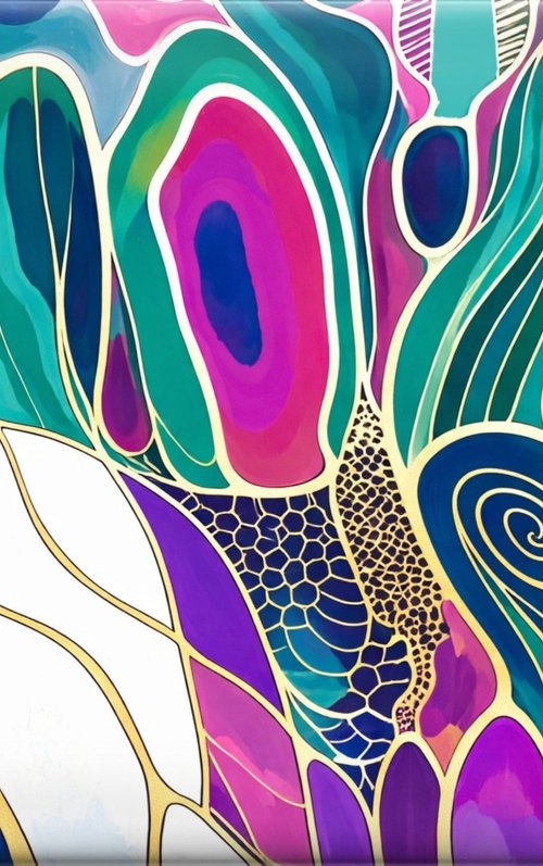 Jazz Style Flowers #14 by V+V Kniazievi