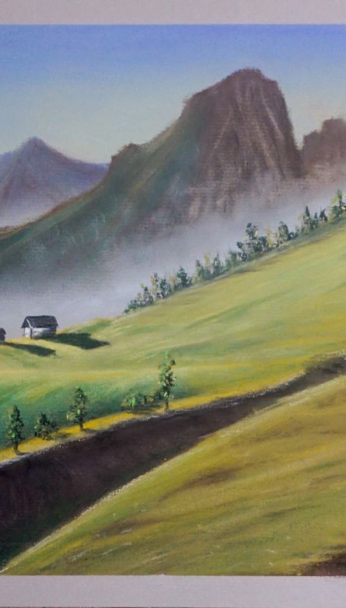 Morning in the Alps by Yulia Schuster