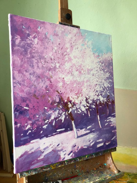 Abstract blossom tree 70-60cm