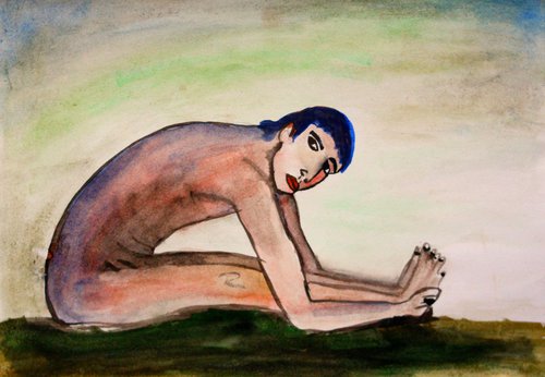 Nude boy by Ann Zhuleva