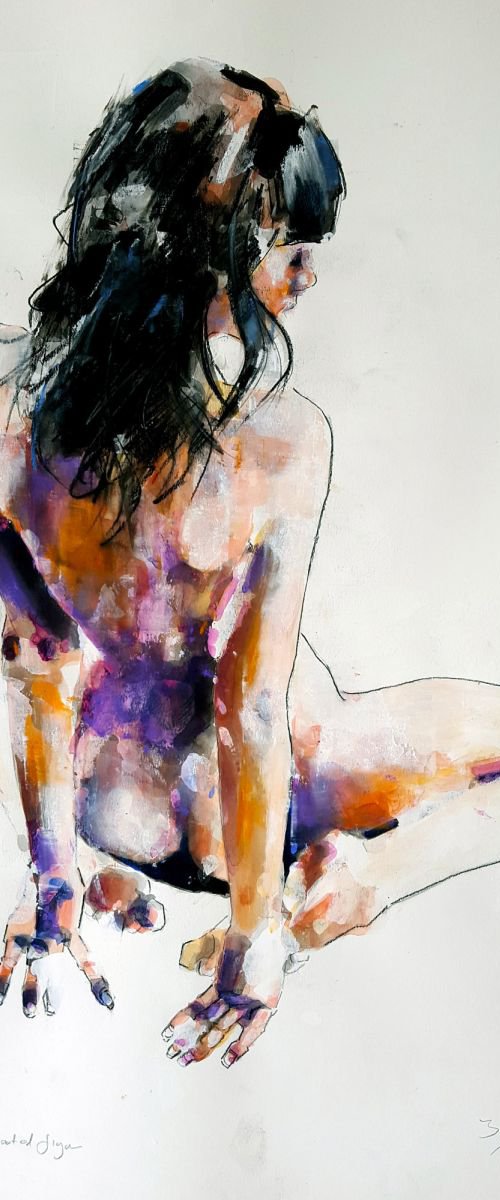 10-27-16 seated figure by Thomas Donaldson