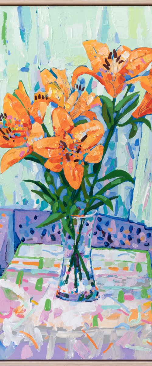 Tiger Lilies 3 by Joseph Villanueva