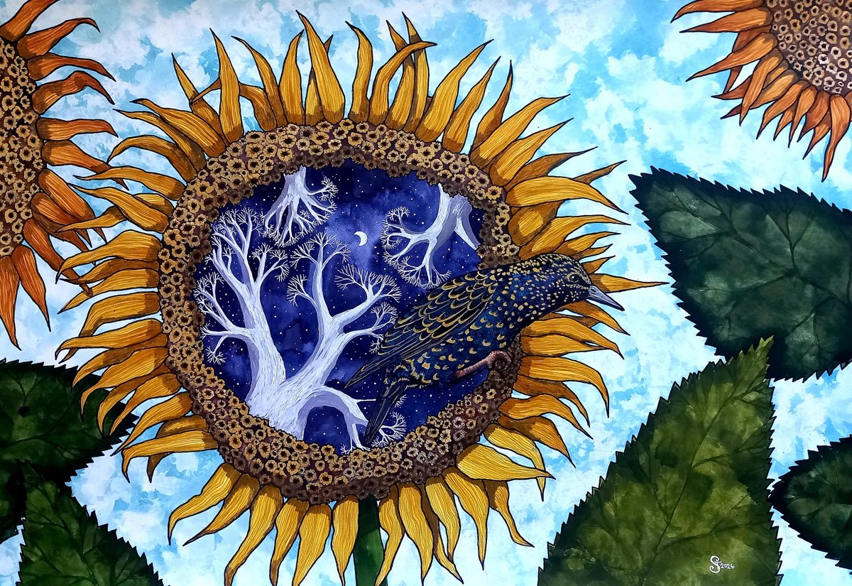 Painting , Out Of The Night By Terri Smith, 33 X 23, Artwork For Sale On Artfinder