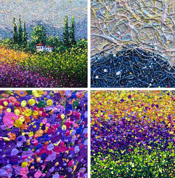 A Valley of Endless Light - triptych