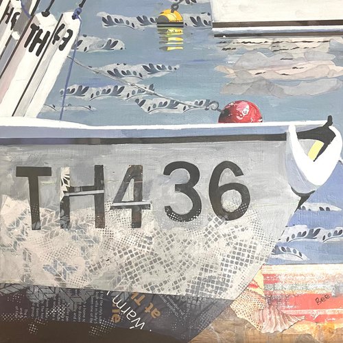 TH436 Fishing Boat, Teignmouth by Bee Inch