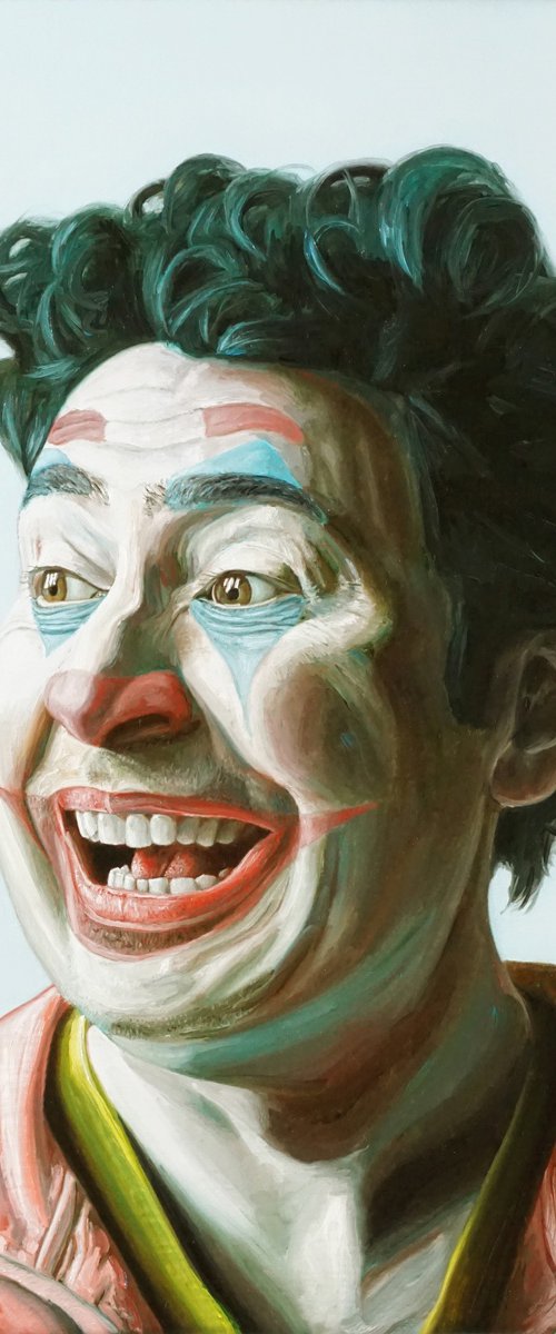 Self portrait as a joker n.2 by Paolo Borile