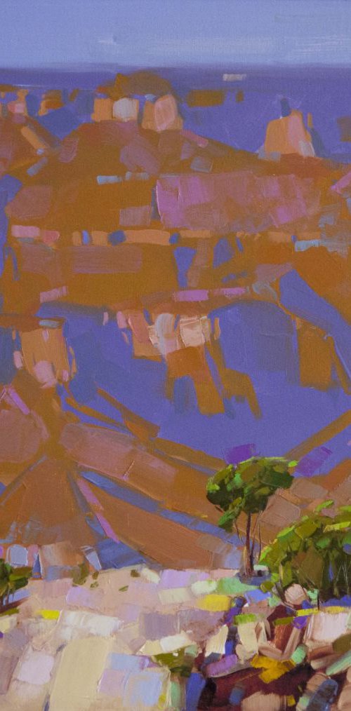 Grand Canyon Original Oil painting on canvas Painting in handmade Signed One of a Kind by Vahe Yeremyan