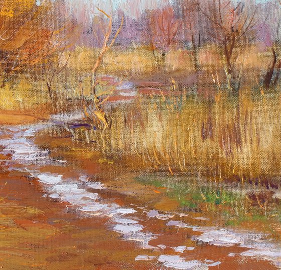 The first snow melted