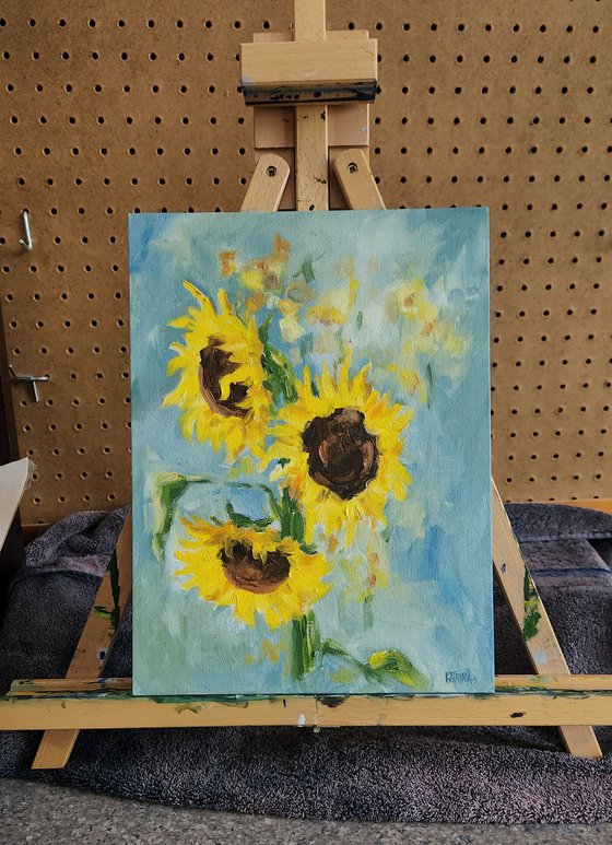 "Because the Sky is Blue" - Sunflowers