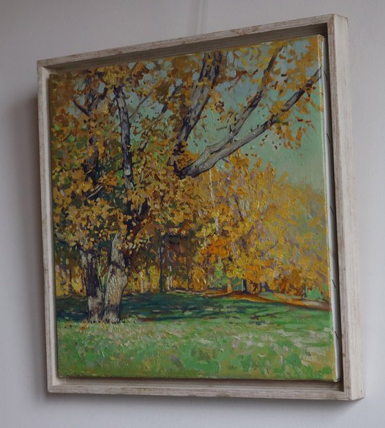 Oak tree in Tsaritsyno in October