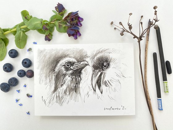 Charcoal Raven #03